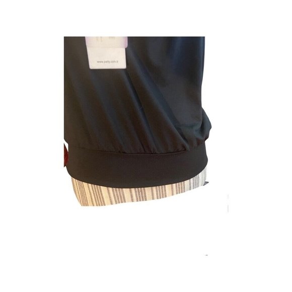 Club Halter Top Black Blouse Spaghetti Embellished Rhinestone Party Vintage - Picture 4 of 9